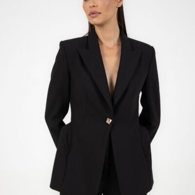 Schwarzer eleganter Blazer