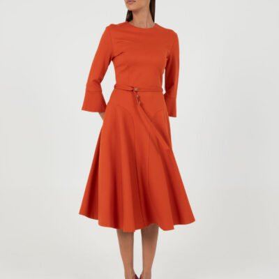 Oranges Kleid für verschiedene Anlässe