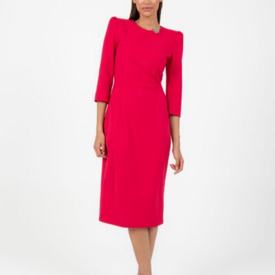 Elegantes Rotbraunes Kleid für formelle Anlässe