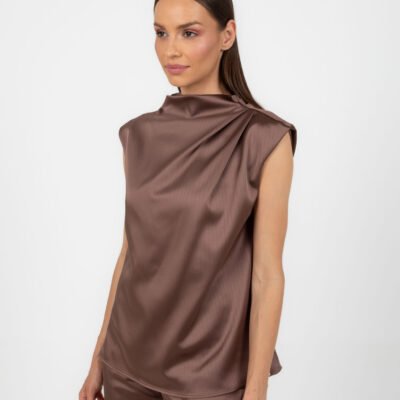 Braune Bluse