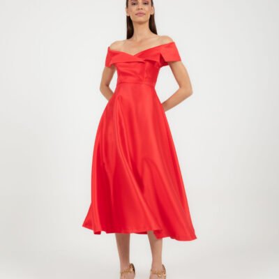 Rotes Iconic-Kleid