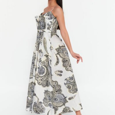 Maxikleid mit Paisley-Print