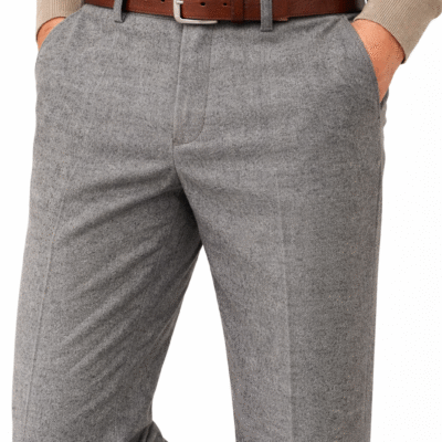 Herren Wollhose Grau